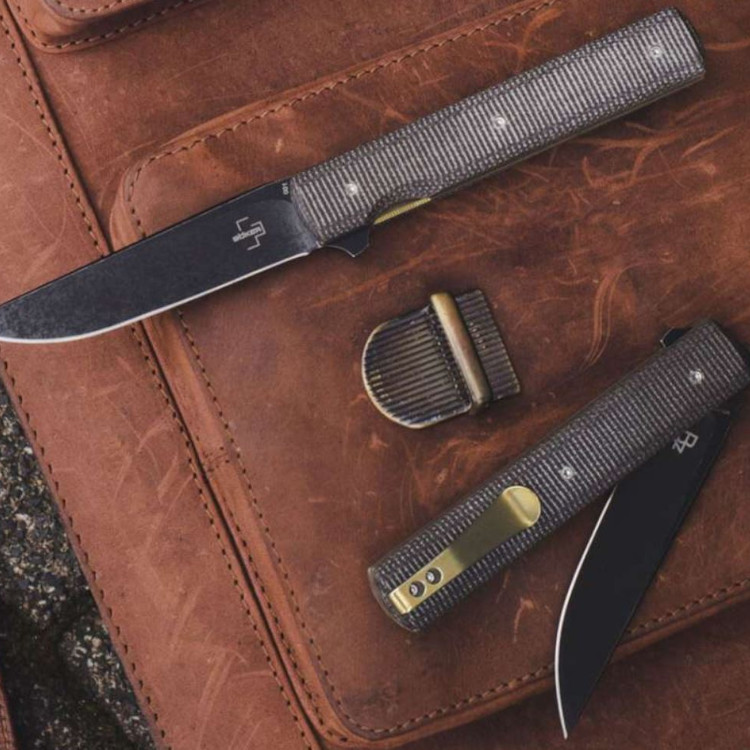 Boker Plus Urban Trapper Linear Micarta Flipper - Image 3